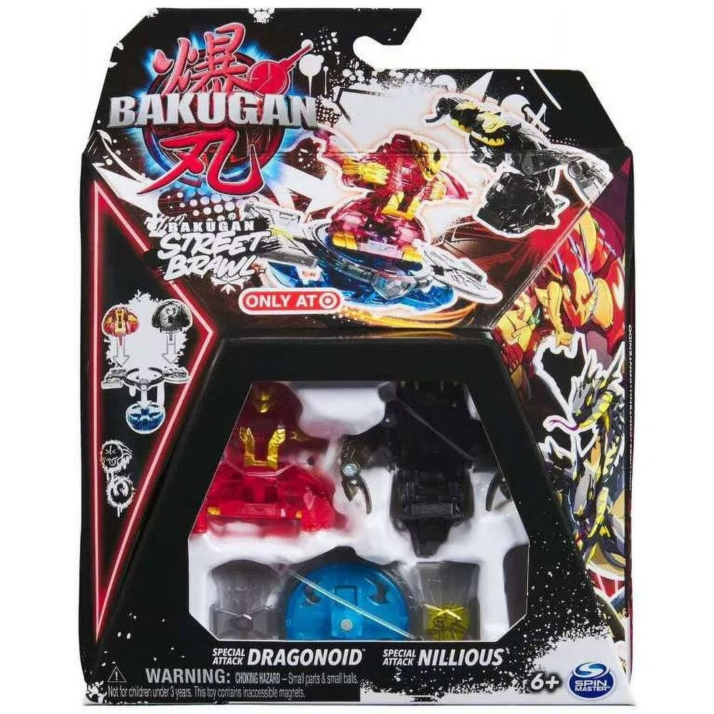 Bakugan Street Brawl Special Attack Dragonoid & Special Attack Nillious New Excl